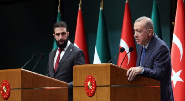 Cumhurbaşkanı Erdoğan ve Şara Açıklama Yaptı